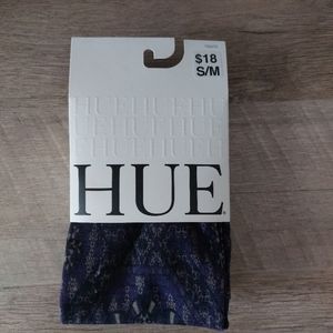 HUE Purple Patterned Tights/pantyhose
